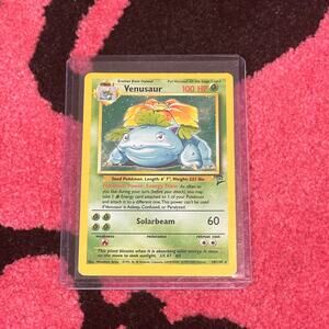 Pokémon TCG Venusaur 18/130 – Base Set 2 (2000) – Played